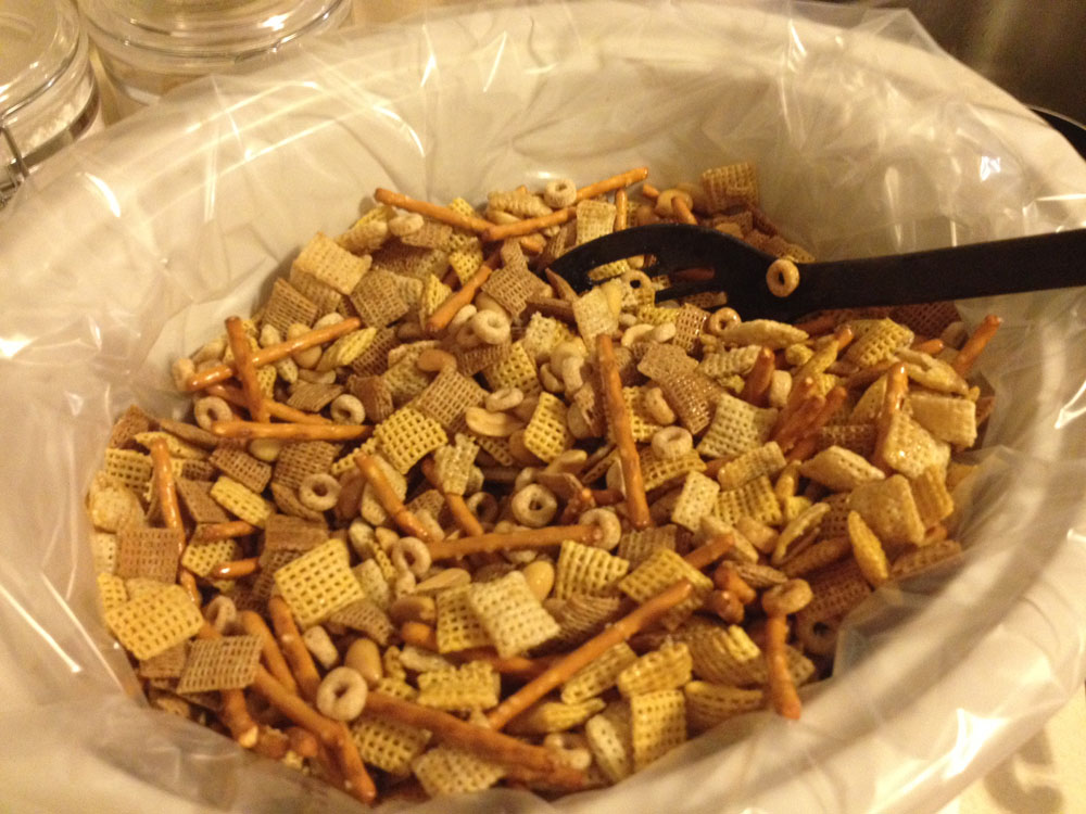 Stir chex mix