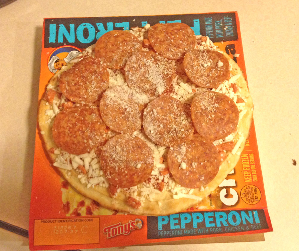 frozen pizza