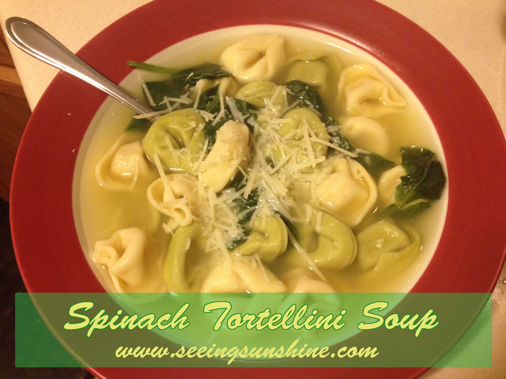 Spinach Tortellini Soup